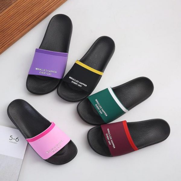 Multi-colored leisure sports slides (1)