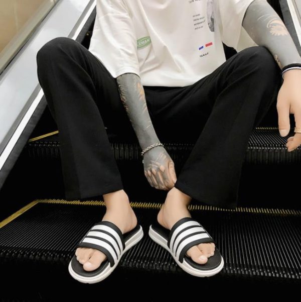 Soft bottom sports thick slides (3)