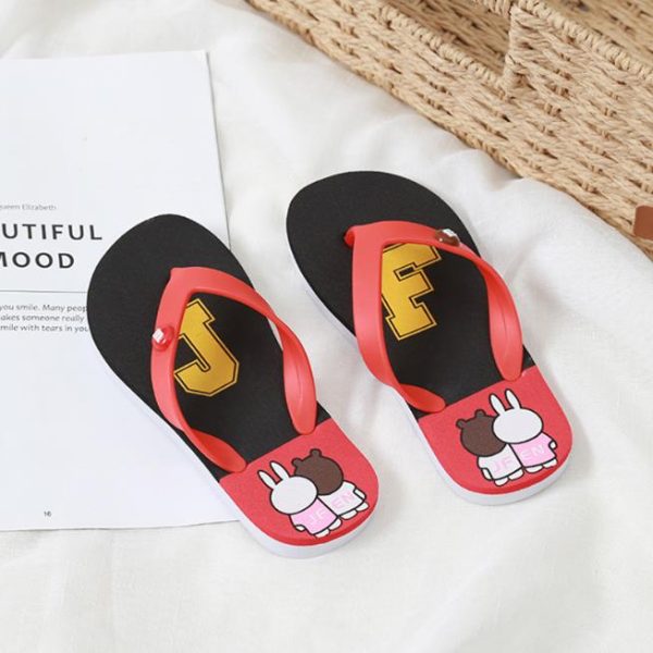 Summer cute cartoon children flip flops (4)