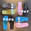 custom anti-slip summer women rubber flip flops factory