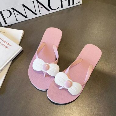 custom anti-slip summer women rubber flip flops factory