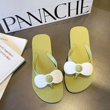 custom anti-slip summer women rubber flip flops factory