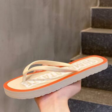 custom candy color women rubber flip flops supplier