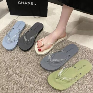 custom cute versatile women rubber flip flops supplier