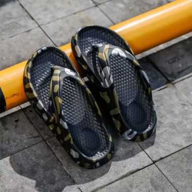 custom durable men EVA flip flops wholesale