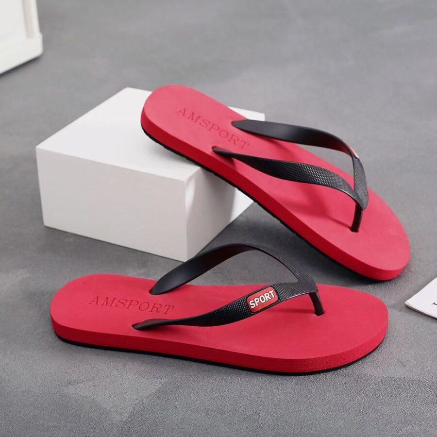 custom durable men rubber flip flops manufacturer