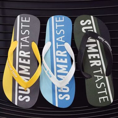 custom men rubber flip flops soft durable supplier