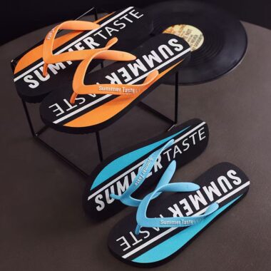custom men rubber flip flops soft durable supplier