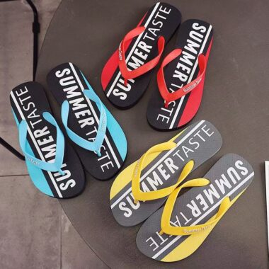 custom men rubber flip flops soft durable supplier