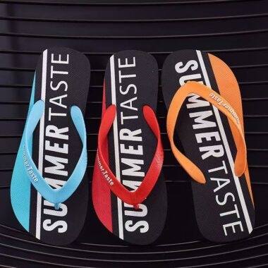 custom men rubber flip flops soft durable supplier