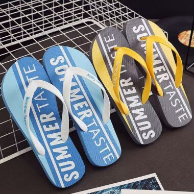 custom men rubber flip flops soft durable supplier
