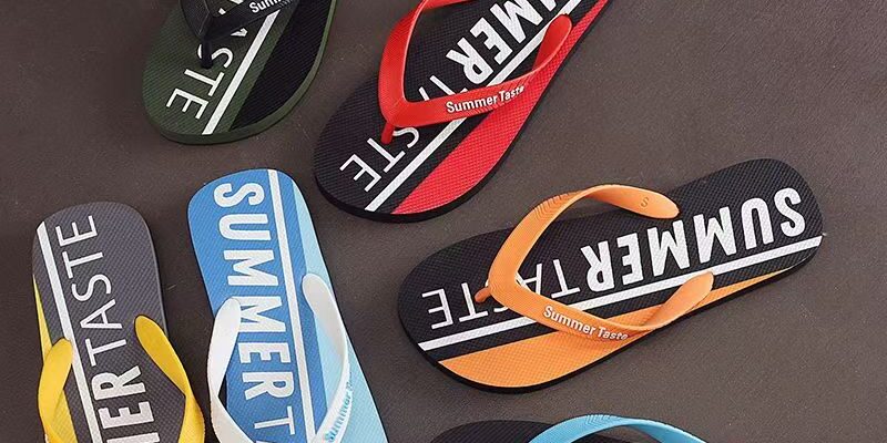 custom men rubber flip flops soft durable supplier