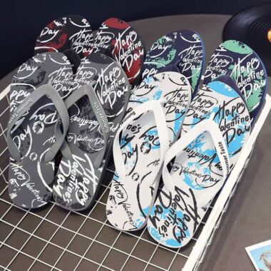custom durable soft sole men rubber flip flops manufacturer