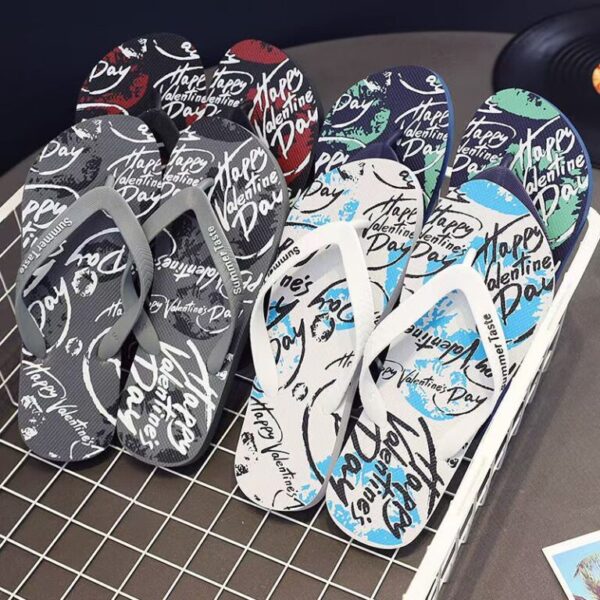 custom durable soft sole men rubber flip flops manufacturer
