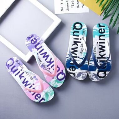 custom fashion non-slip women rubber flip flops wholesale