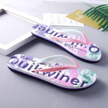 custom fashion non-slip women rubber flip flops wholesale