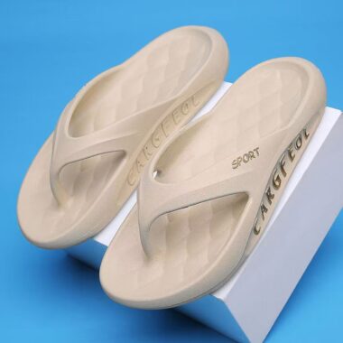custom lightweight non-slip men EVA flip flops manufacturer