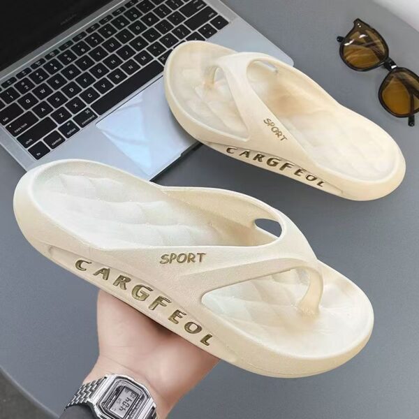 custom lightweight non-slip men EVA flip flops manufacturer