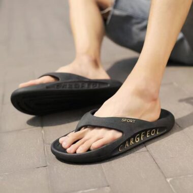 custom lightweight non-slip men EVA flip flops manufacturer