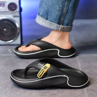 custom non-slip home men EVA flip flops wholesale