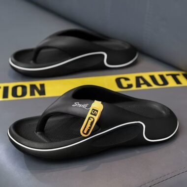 custom non-slip home men EVA flip flops wholesale
