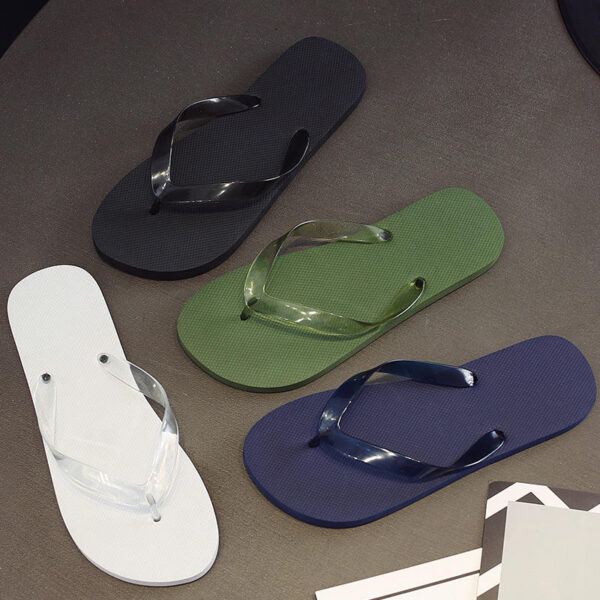 custom outdoor beach high-quality men women PVC flip flops factory