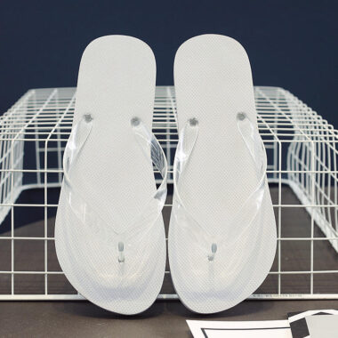 custom outdoor beach high-quality men women PVC flip flops factory