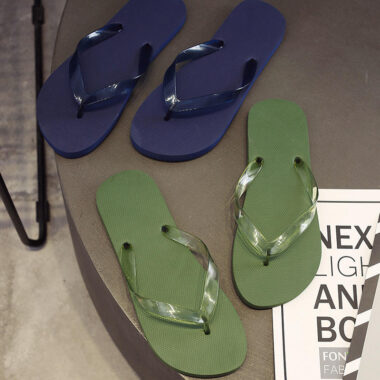 custom outdoor beach high-quality men women PVC flip flops factory