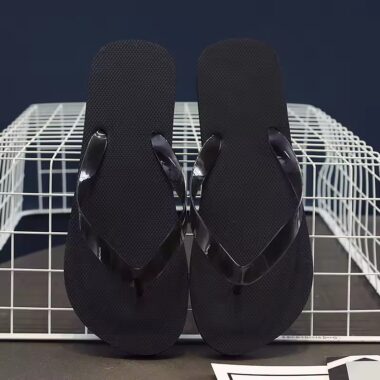 custom outdoor beach high-quality men women PVC flip flops factory