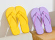 custom elegant beach women PVC flip flops factory