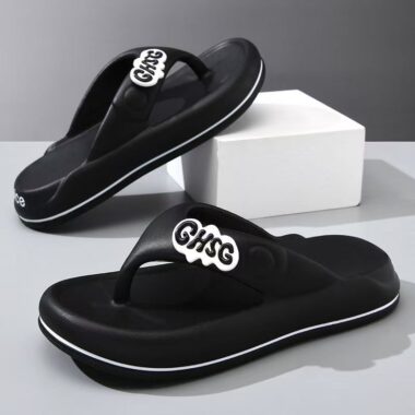 custom outdoor non-slip men EVA flip flops factory