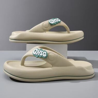custom outdoor non-slip men EVA flip flops factory
