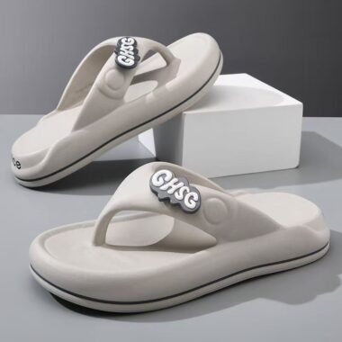 custom outdoor non-slip men EVA flip flops factory