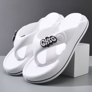 custom outdoor non-slip men EVA flip flops factory