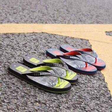 custom outdoor men rubber flip flops factory