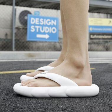 custom outdoor soft elastic men EVA flip flops bulk