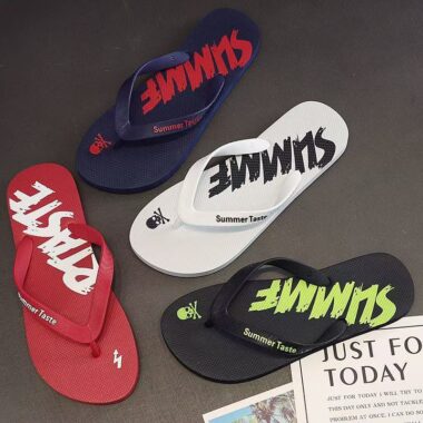 custom outdoor summer men PVC flip flops wholesale