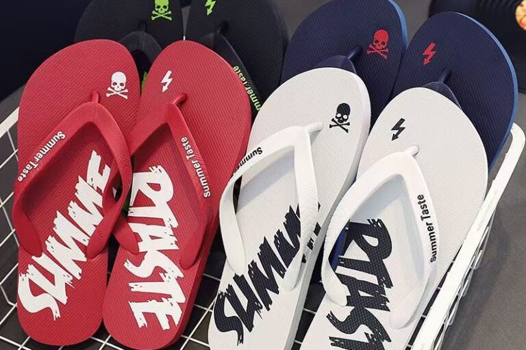 custom outdoor summer men PVC flip flops wholesale