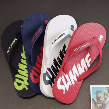 custom outdoor summer men PVC flip flops wholesale