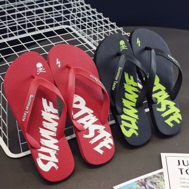 custom outdoor summer men PVC flip flops wholesale