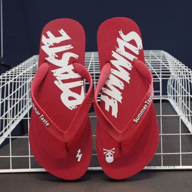 custom outdoor summer men PVC flip flops wholesale