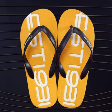 custom outdoor men rubber flip flops supplier