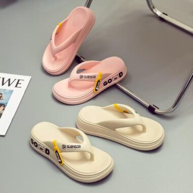 custom platform EVA flip flops supplier for women