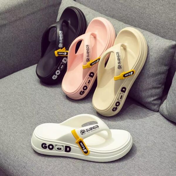 custom platform EVA flip flops supplier for women