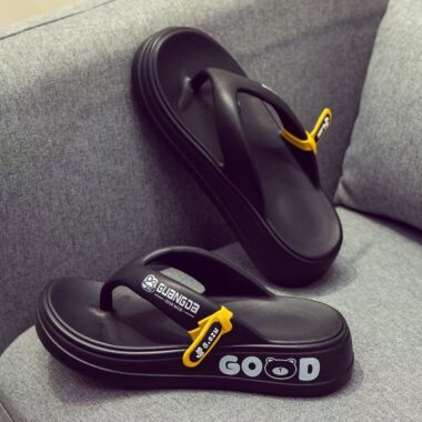custom platform EVA flip flops supplier for women