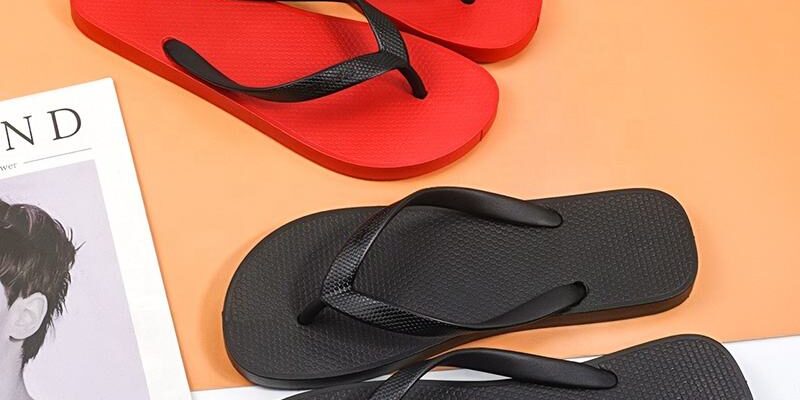custom summer anti-slip men PVC flip flops wholesale