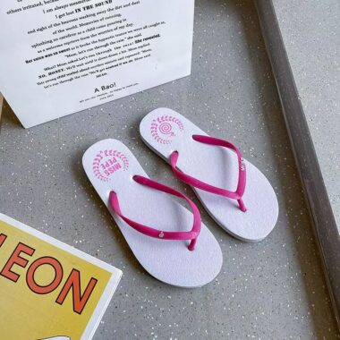 custom summer multi-color women rubber flip flops factory