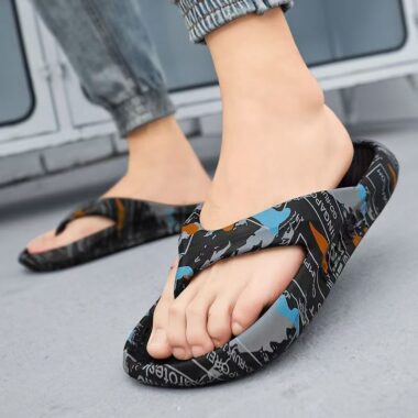 custom soft sole men EVA flip flops factory
