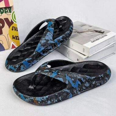 custom soft sole men EVA flip flops factory