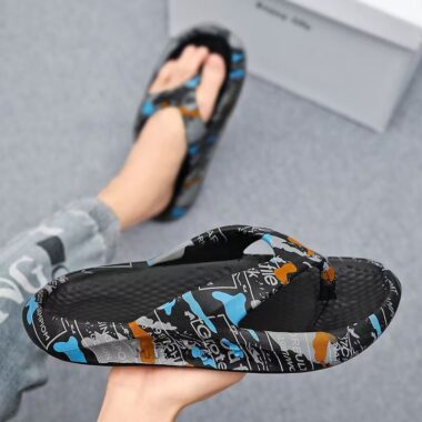 custom soft sole men EVA flip flops factory